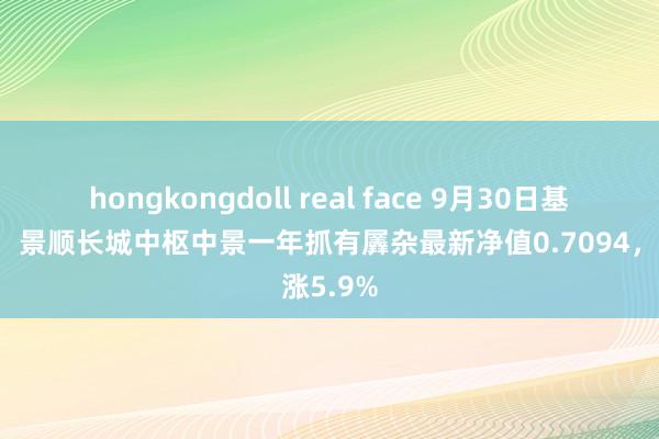 hongkongdoll real face 9月30日基金净值：景顺长城中枢中景一年抓有羼杂最新净值0.7094，涨5.9%